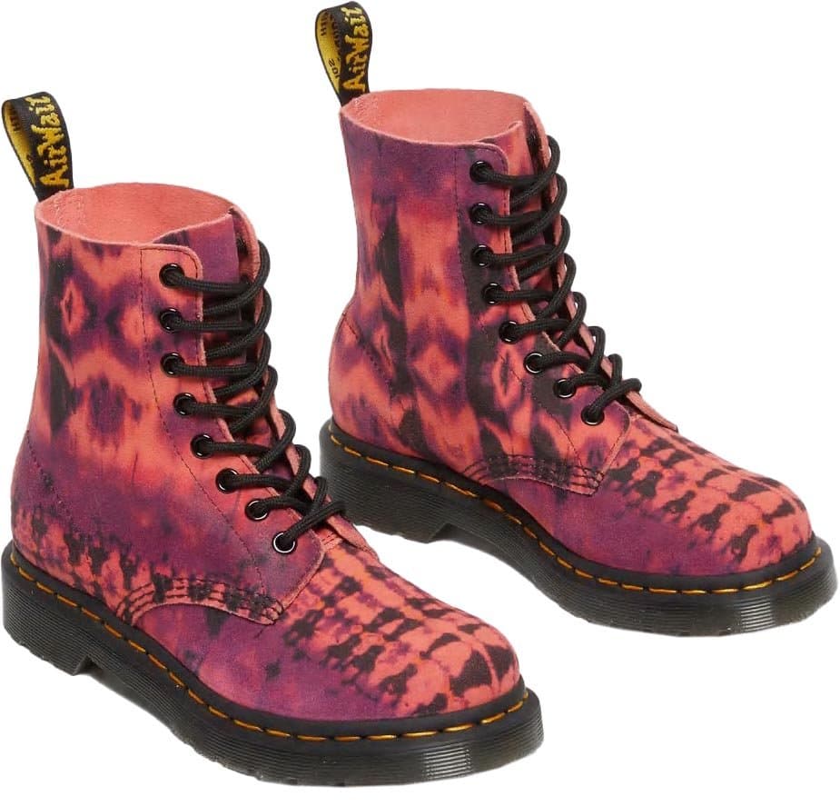 Product gallery image number 5 for product 1460 Pascal Tie Dye Leather Lace Up Boots - Women's