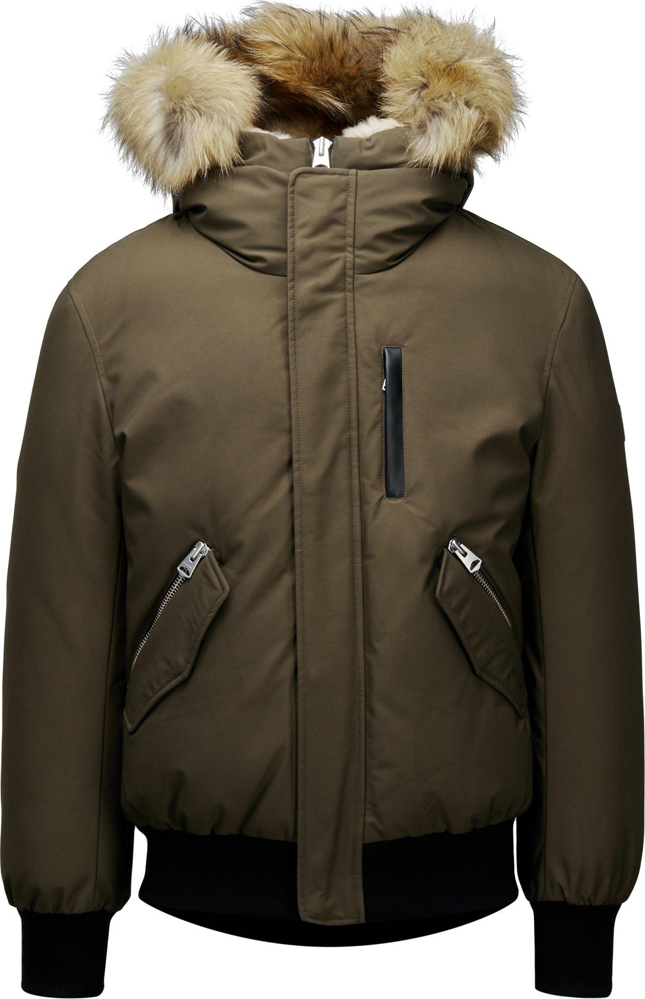 Product image for Dixon 2-in-1 Down Bomber with Hooded Bib and Natural Fur - Men's