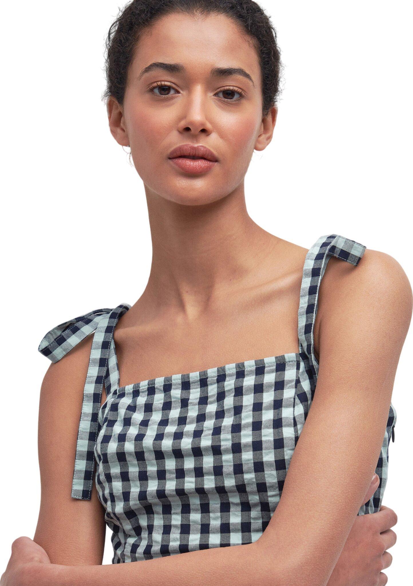 Numéro de l'image de la galerie de produits 9 pour le produit Robe mi-longue Abigail Gingham - Femme