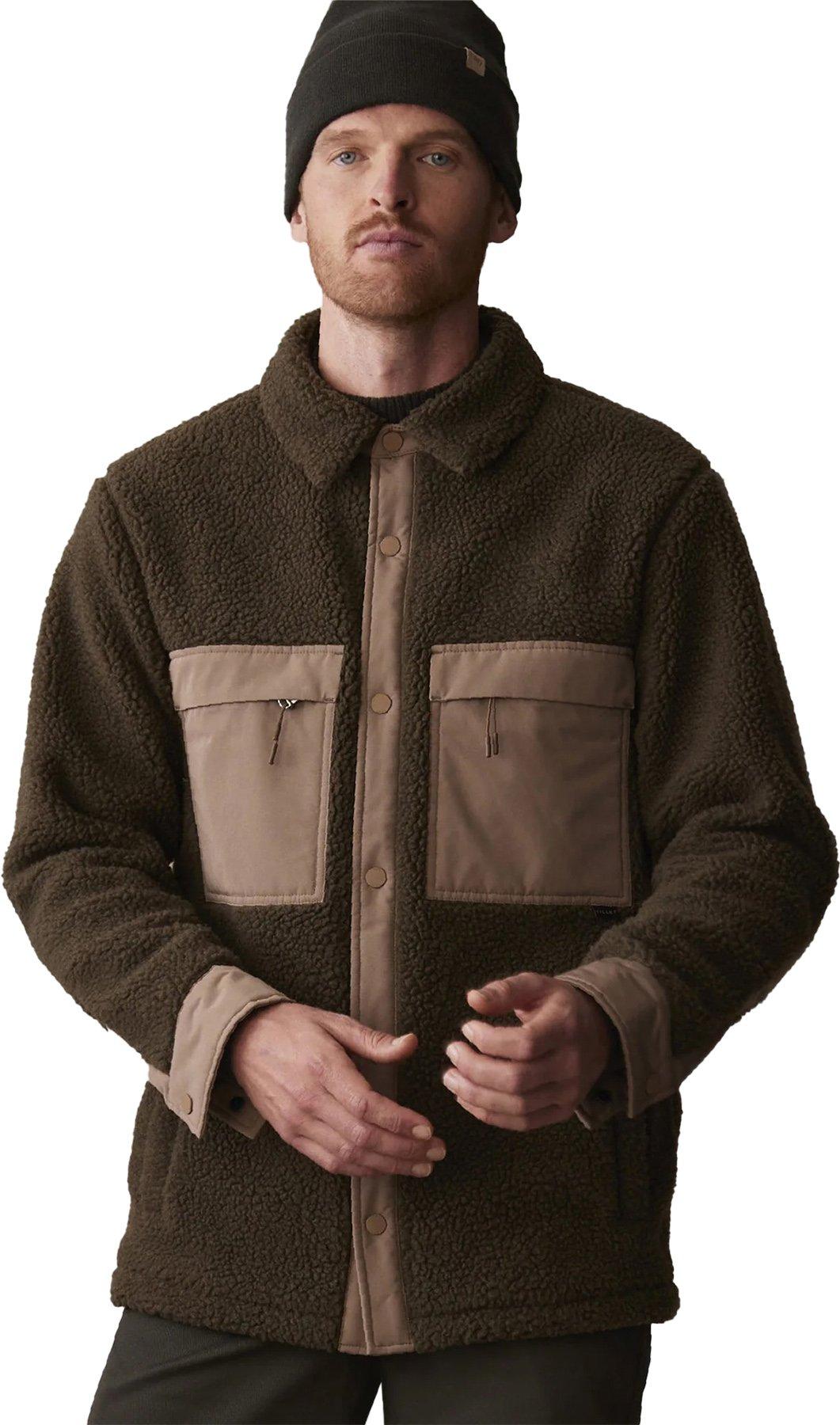 Numéro de l'image de la galerie de produits 2 pour le produit Manteau en sherpa deux tons - Homme