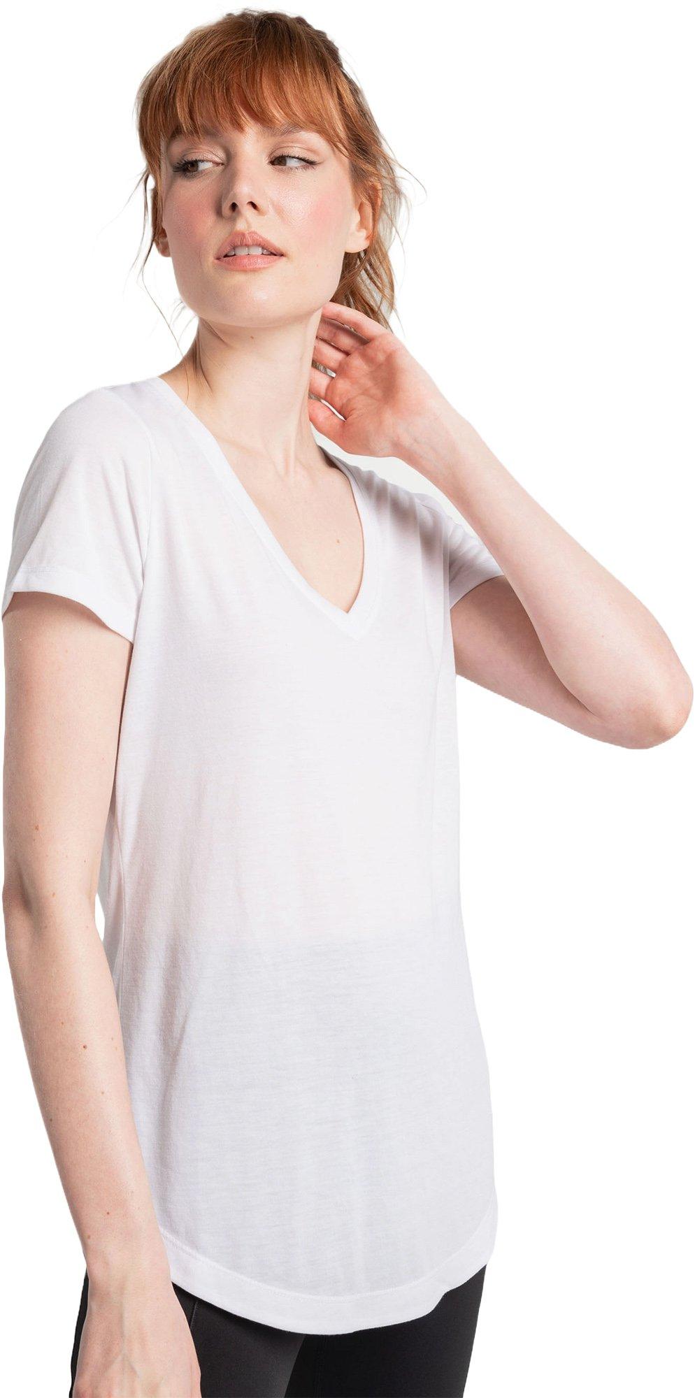 Numéro de l'image de la galerie de produits 1 pour le produit T-shirt à manches courtes et col en V Everyday - Femme