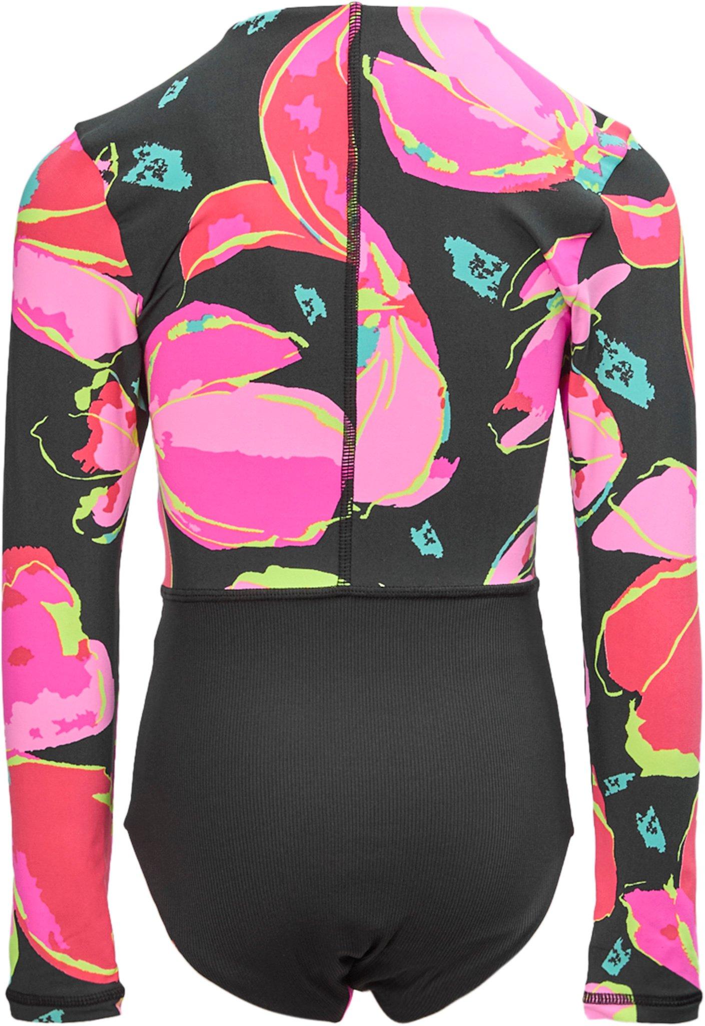 Product gallery image number 2 for product Miku Flory Long-Sleeve Rashguard - Girls