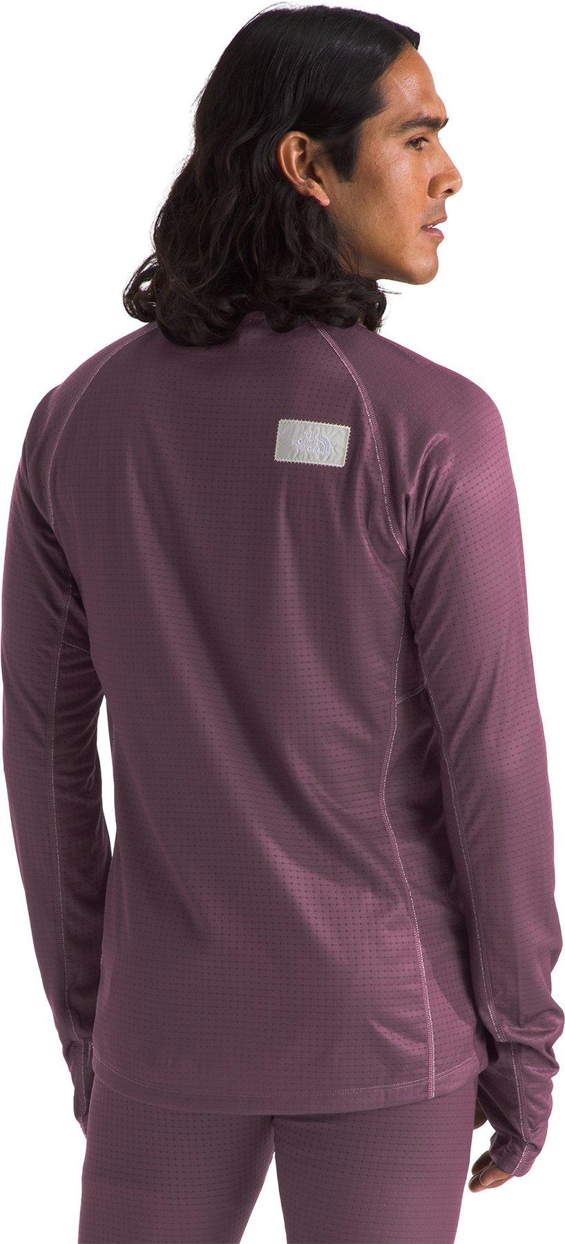 Product gallery image number 5 for product A68A Circular DotKnit Crew Neck Long Sleeve Base Layer Top - Men's