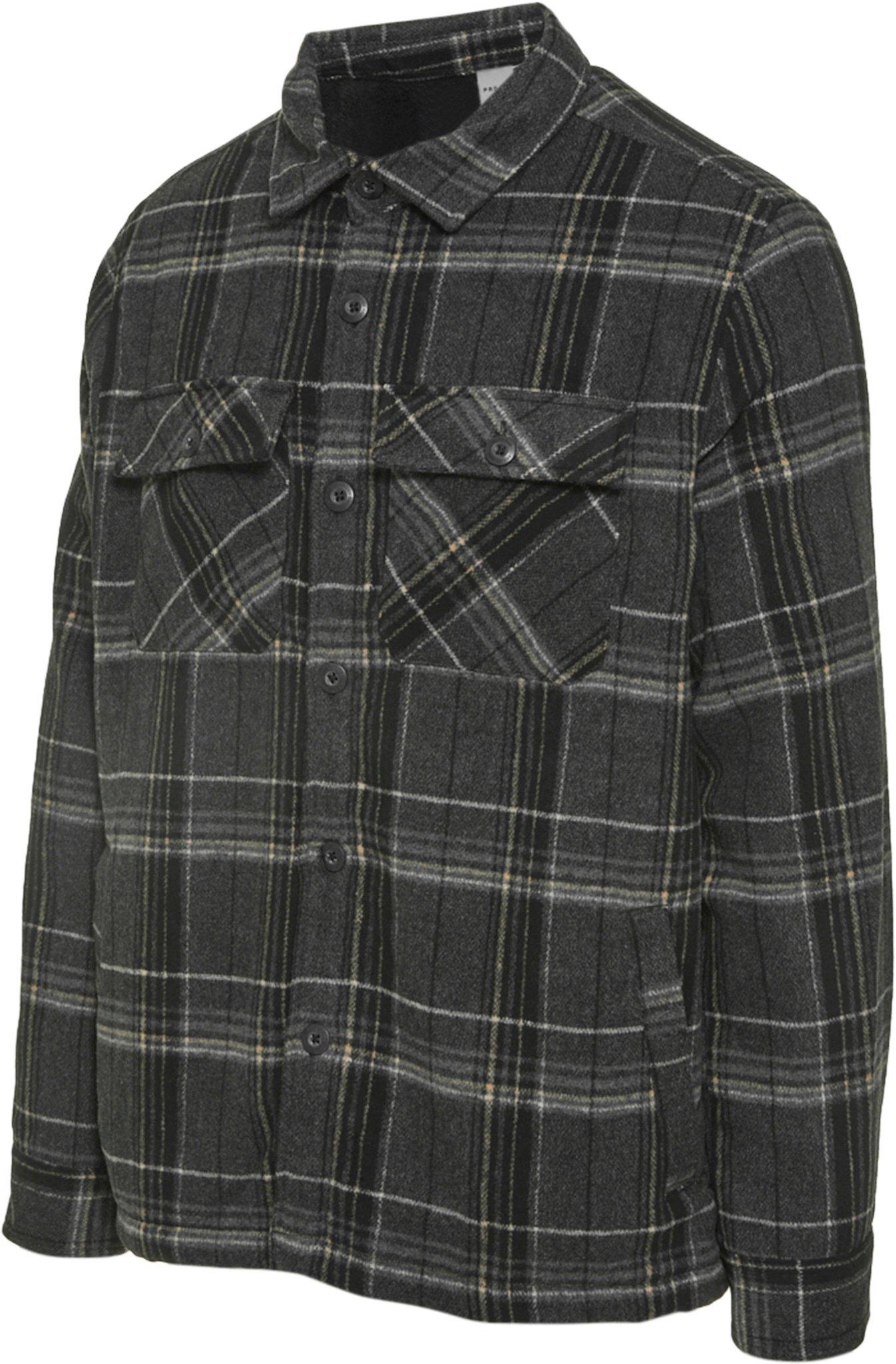 Product gallery image number 3 for product Plaid Sherpa Lined Shacket - Men's