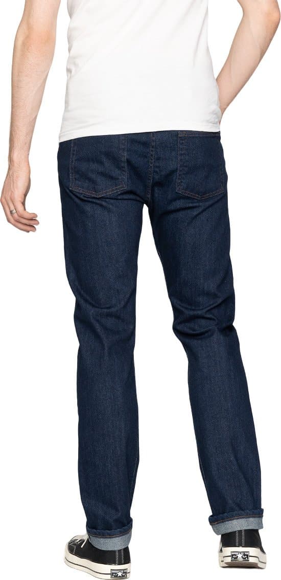 Product gallery image number 6 for product Weird Guy Blue Comfort Stretch Selvedge Jeans - Men's