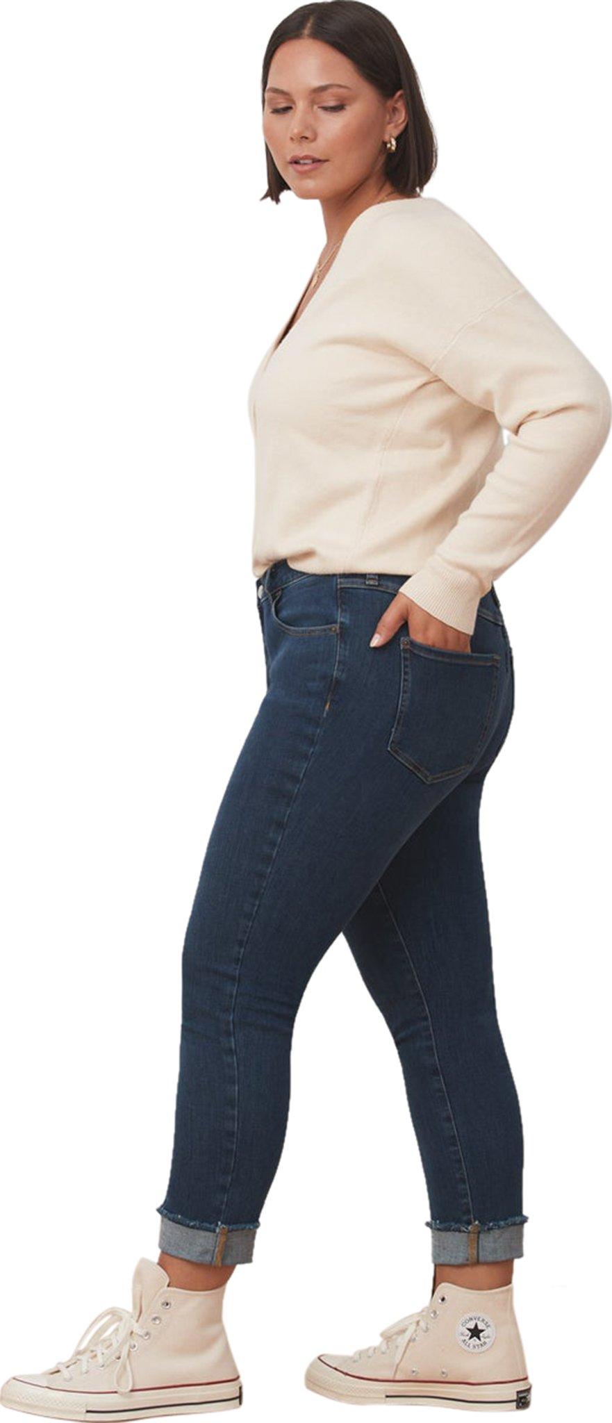 Numéro de l'image de la galerie de produits 4 pour le produit Jean coupe étroite à taille classique Rachel - Femme