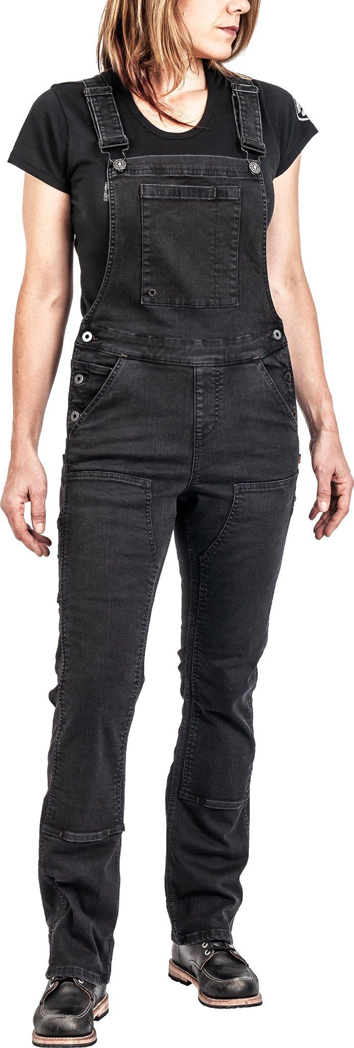 Numéro de l'image de la galerie de produits 1 pour le produit Salopette noire extensible Denim Freshley - Femme