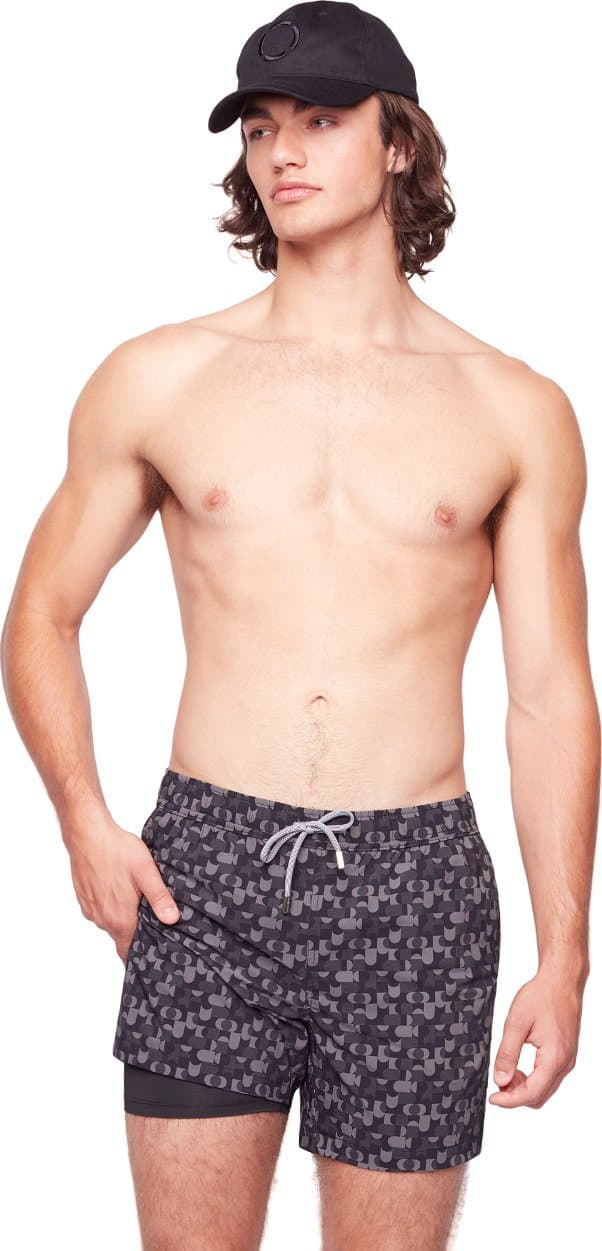 Product gallery image number 4 for product Circled Illusion Swim Shorts - Men's