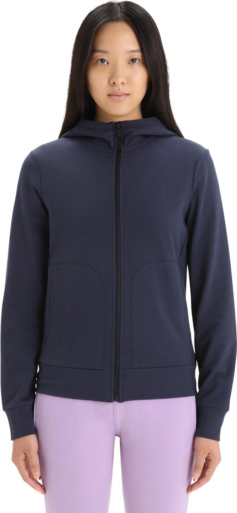 Product gallery image number 8 for product Central Classic Long Sleeve Zip Hoodie - Women's