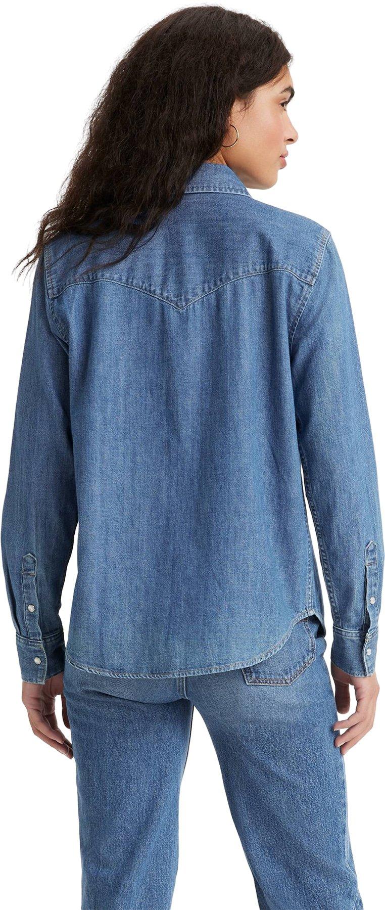 Numéro de l'image de la galerie de produits 3 pour le produit Chemise en denim Western Essential - Femme