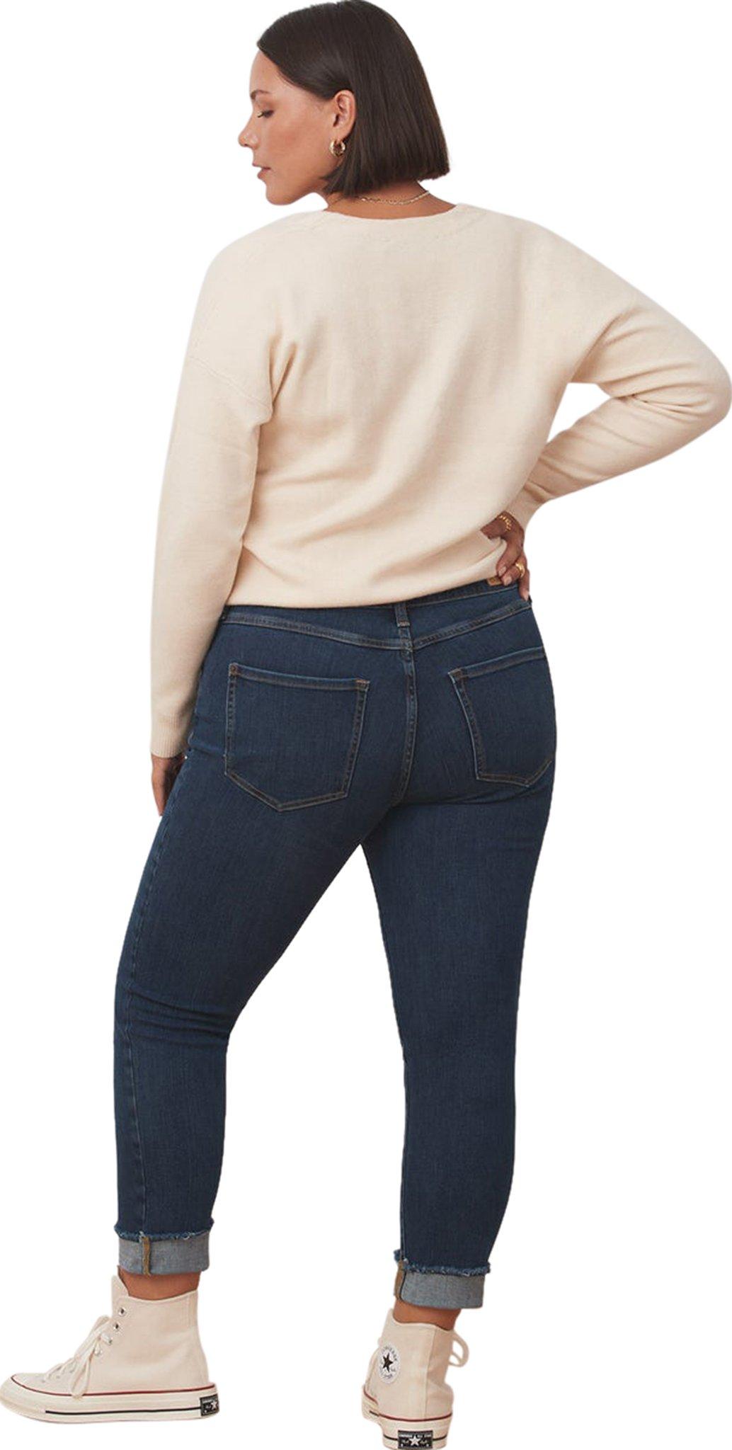 Numéro de l'image de la galerie de produits 3 pour le produit Jean coupe étroite à taille classique Rachel - Femme