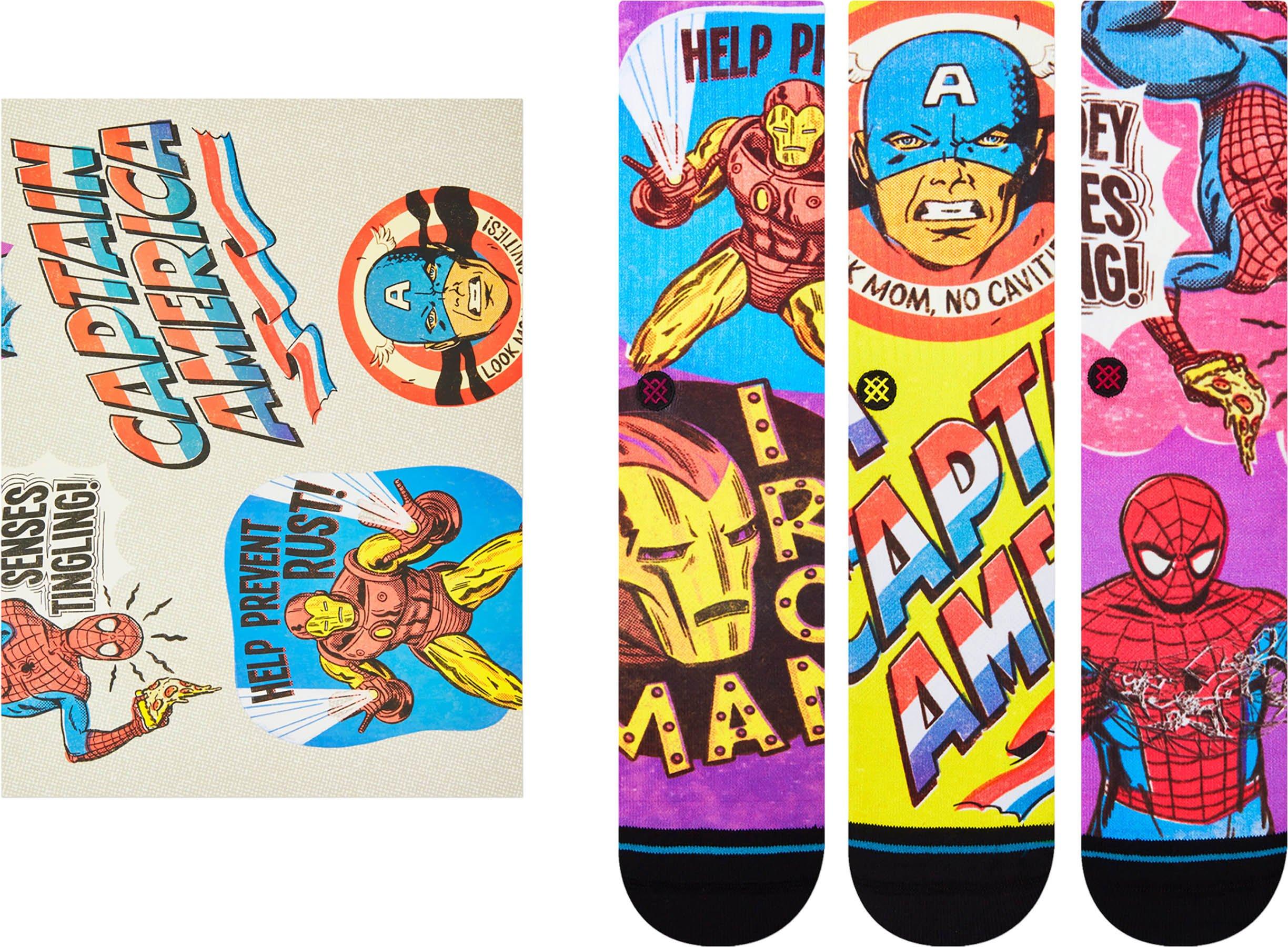 Product gallery image number 1 for product Marvel X Stance Box Set Crew Socks - Unisex