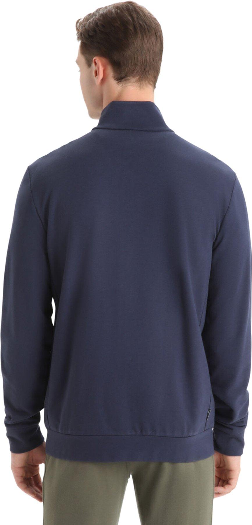 Product gallery image number 4 for product Central Merino Classic Long Sleeve Zip Sweatshirt - Men's