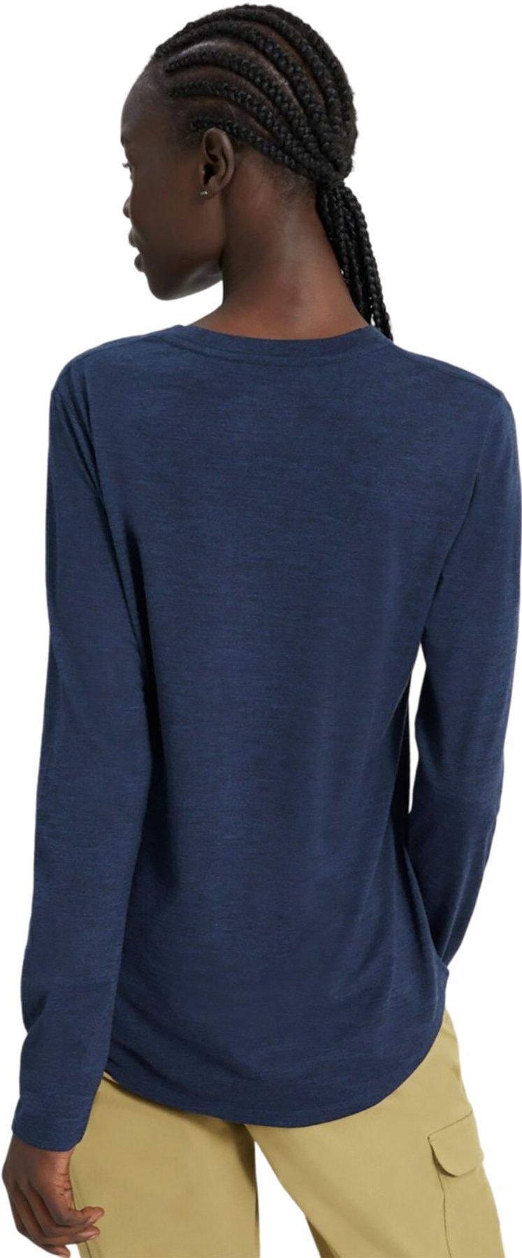 Product gallery image number 2 for product 100% Merino Long Sleeve Crew Top - Women's