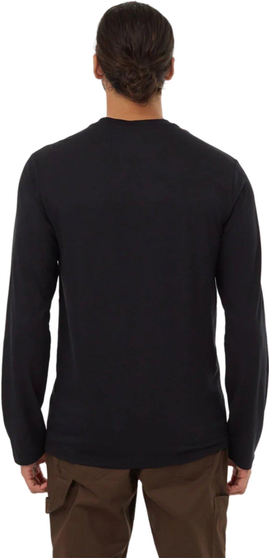 Product gallery image number 2 for product Mountain Wordmark Long Sleeve T-Shirt - Men's 