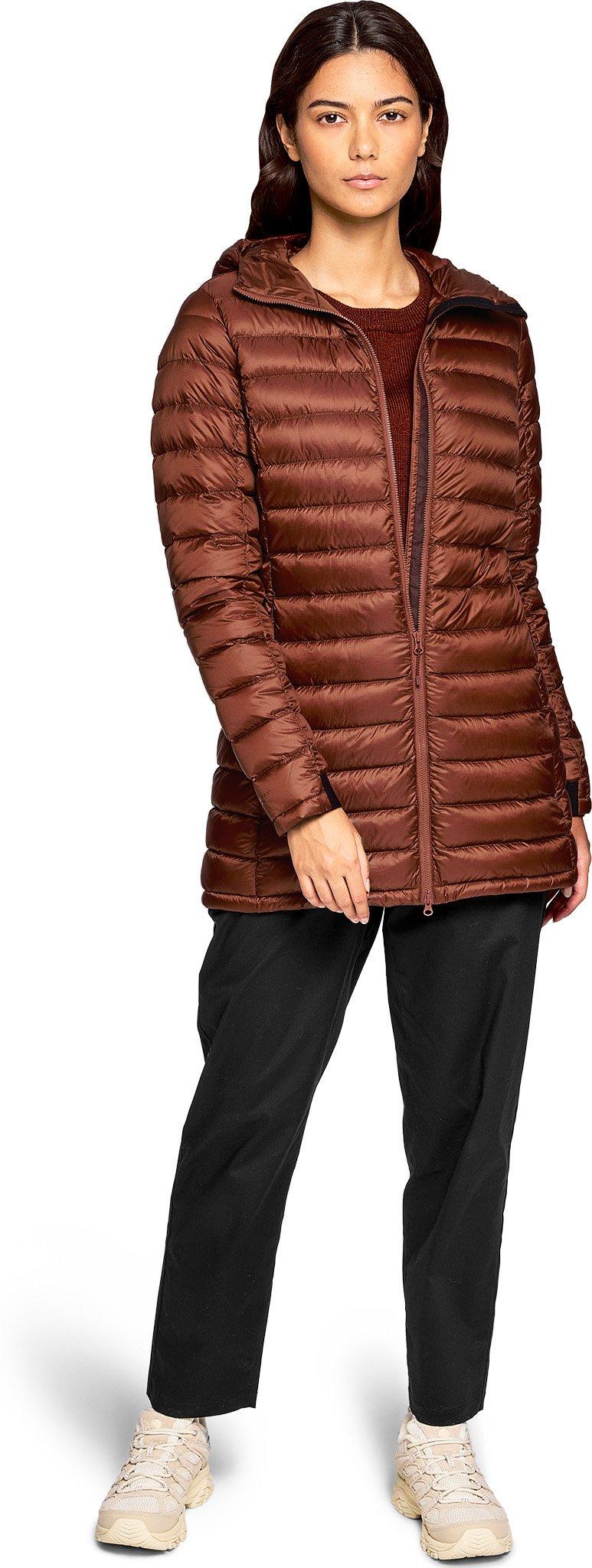 Product gallery image number 4 for product Vika Mid-Length Lightweight Puffer Down Jacket - Women's