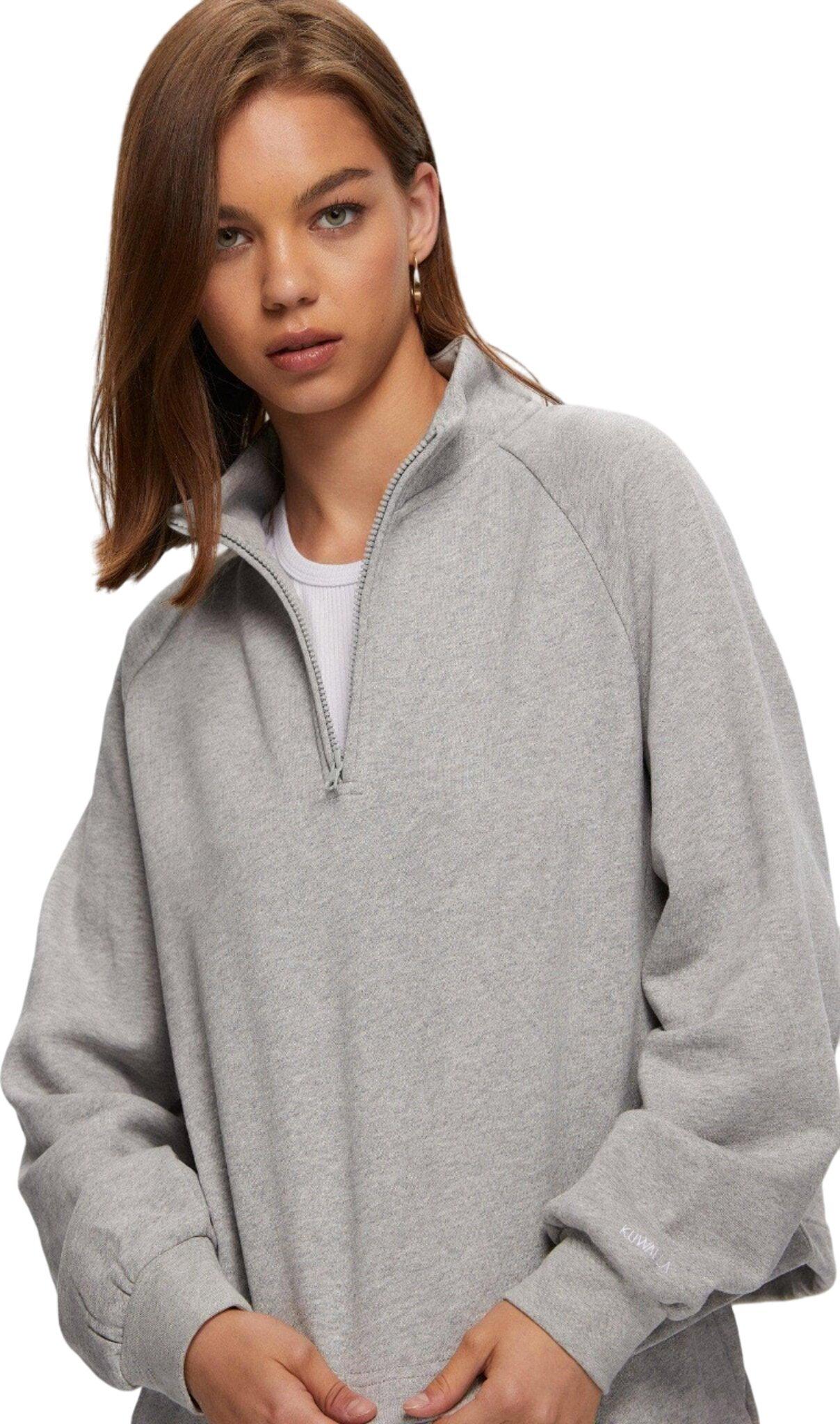 Product gallery image number 3 for product Half Zip Drawstring Sweater - Women's