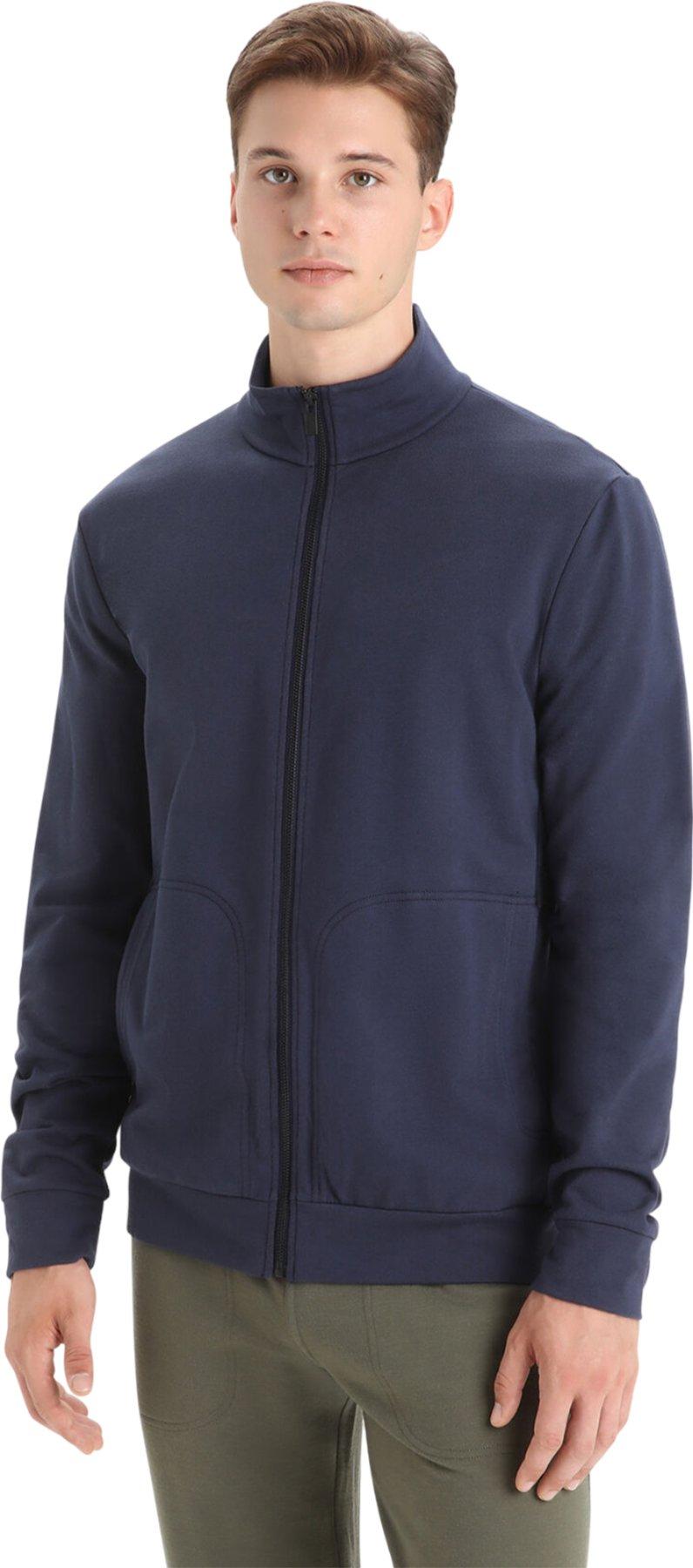 Product gallery image number 6 for product Central Merino Classic Long Sleeve Zip Sweatshirt - Men's