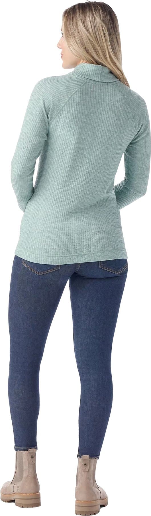 Product gallery image number 2 for product Thermal Merino Rib Turtleneck Top - Women's 