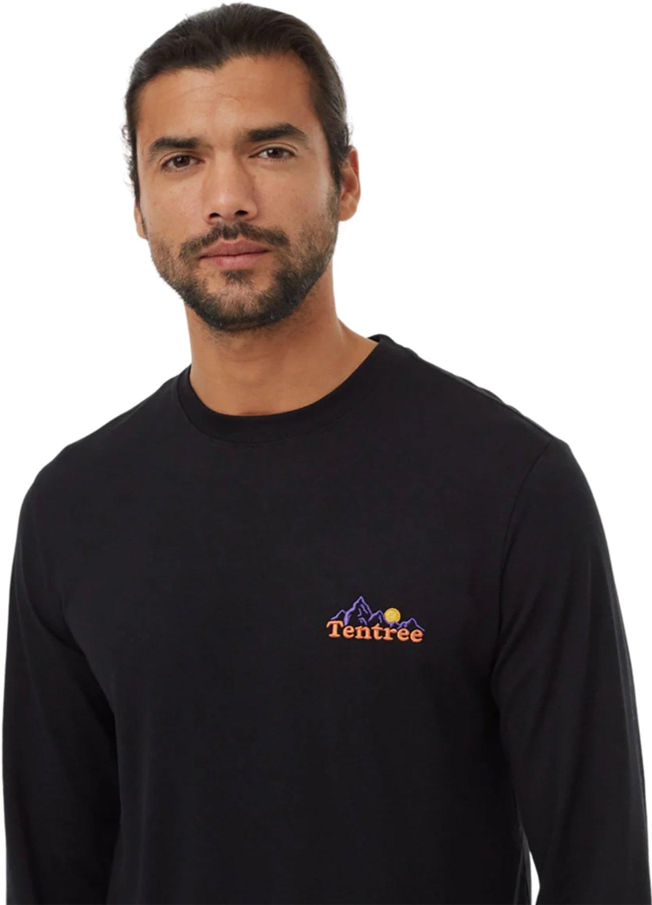 Product gallery image number 3 for product Mountain Wordmark Long Sleeve T-Shirt - Men's 