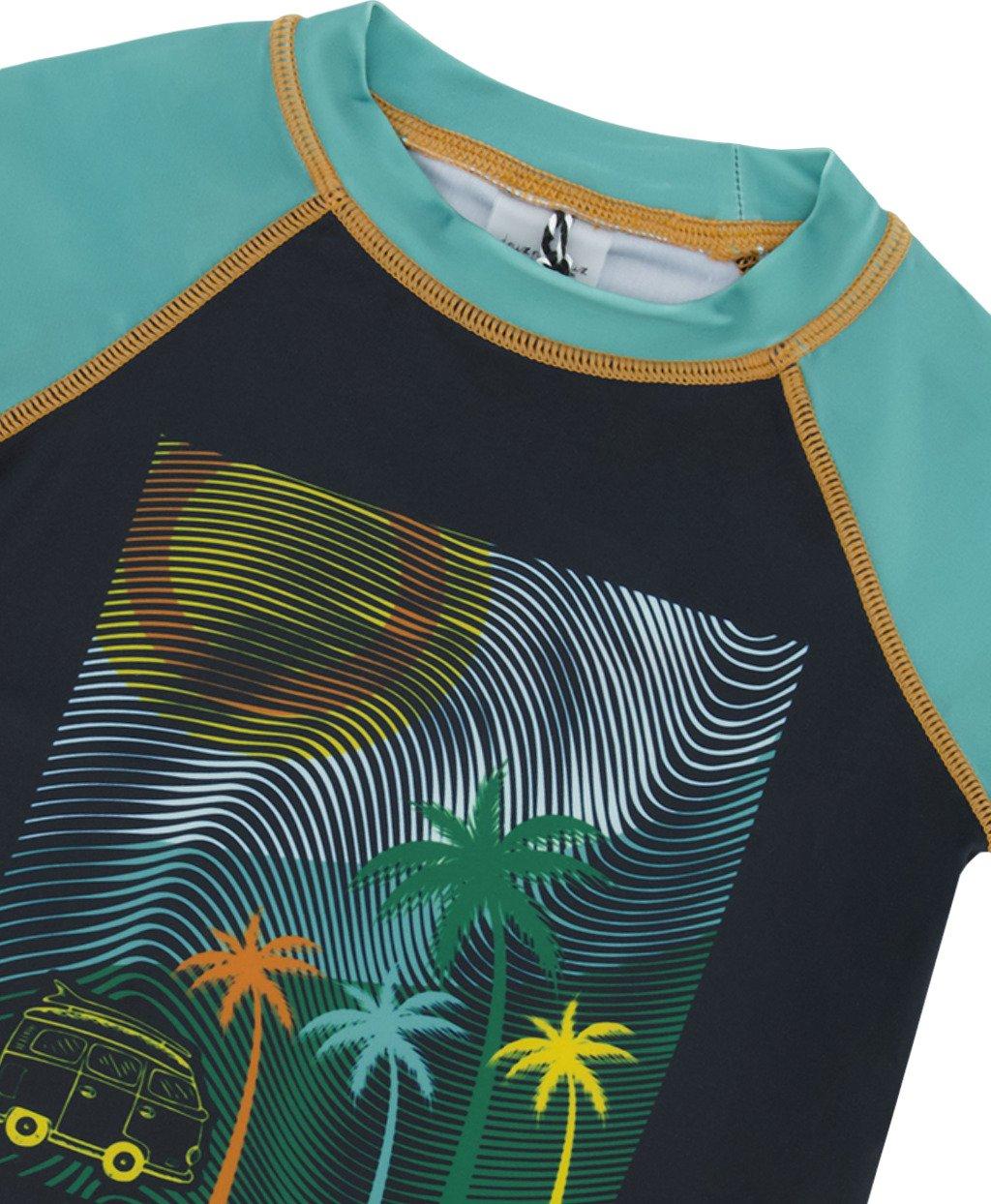 Product gallery image number 3 for product Short Sleeves Rashguard - Little Boys