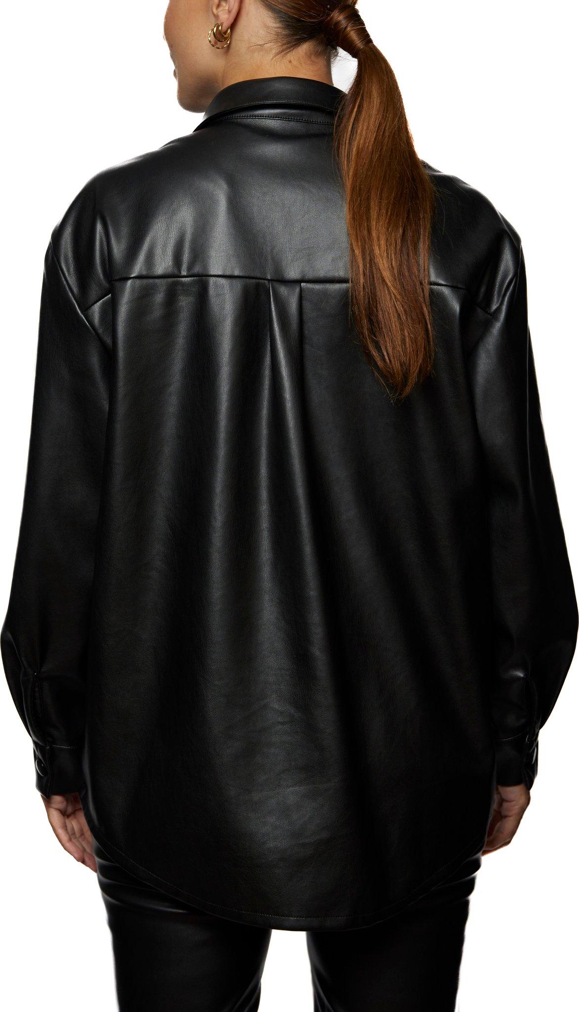 Product gallery image number 2 for product Vegan Leather Shacket - Women's