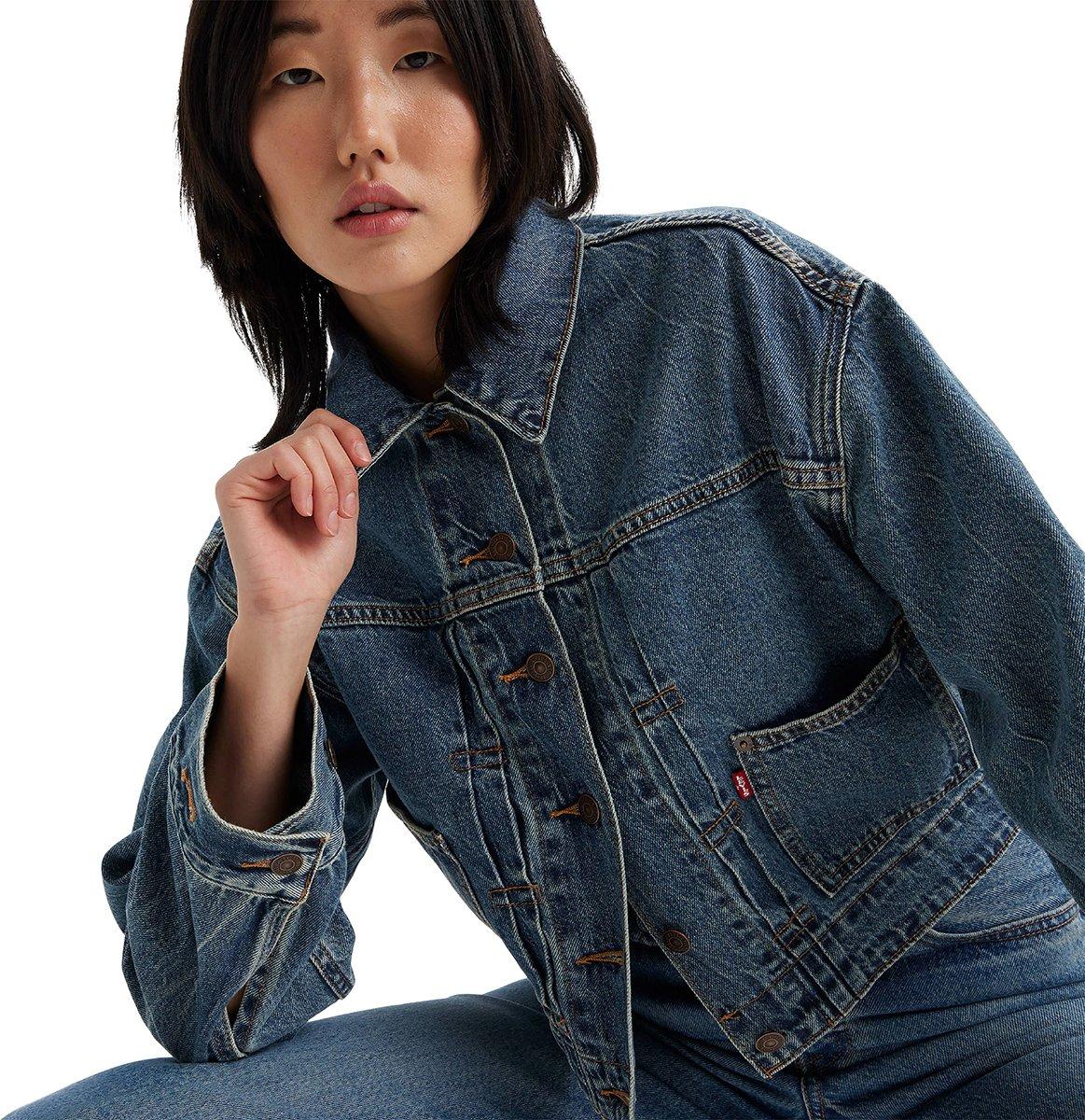 Product gallery image number 2 for product 90s Tailored Trucker Jacket - Women's