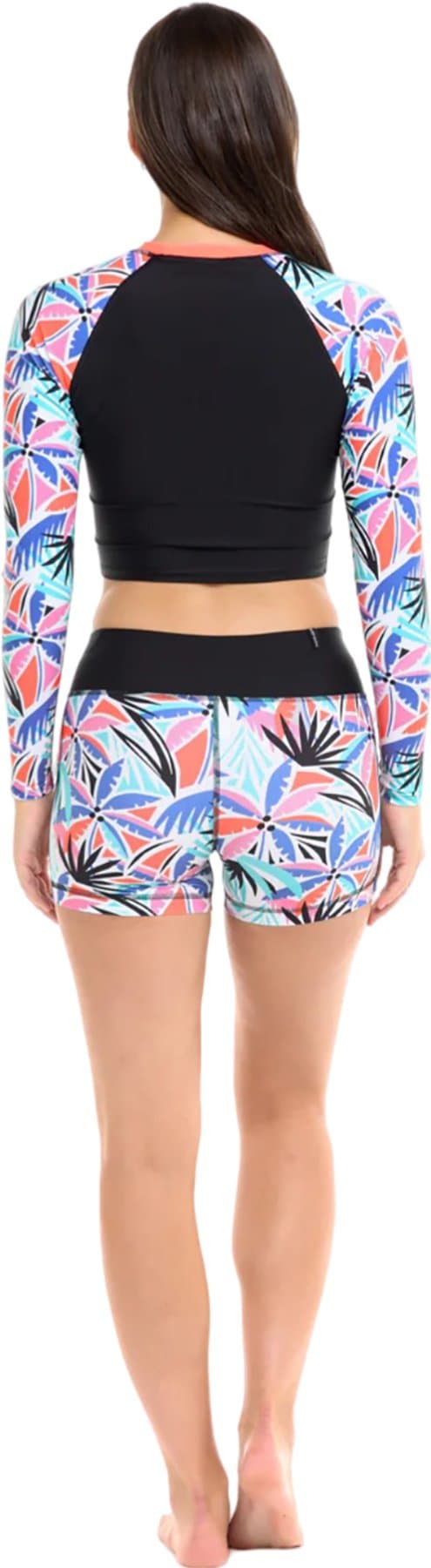 Product gallery image number 3 for product Miami Let It Be Crop Rashguard - Women's