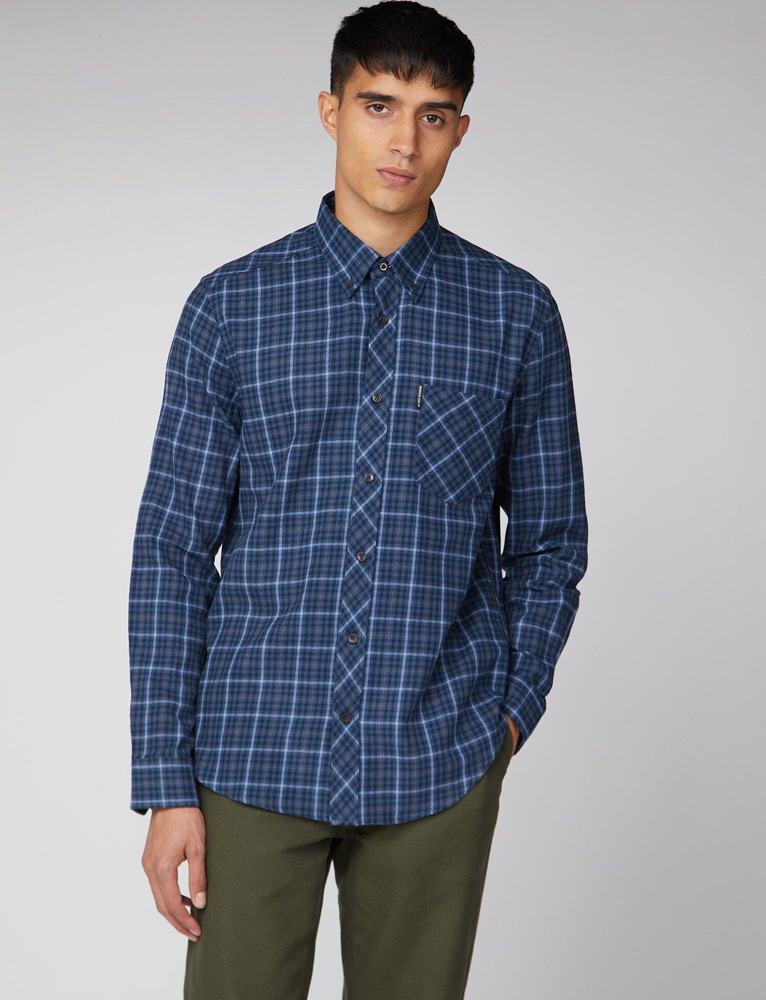 Product gallery image number 1 for product Brushed Check Shirt - Men's