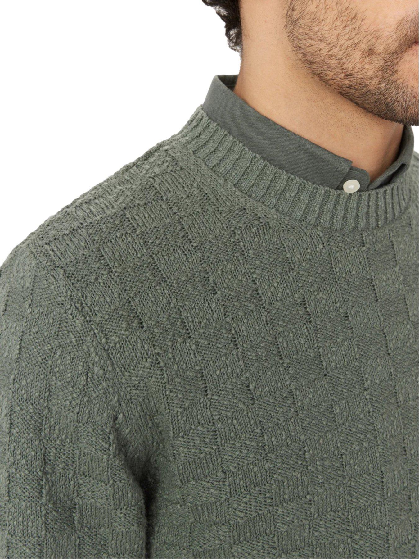 Product gallery image number 3 for product Basketweave Sweater - Men's