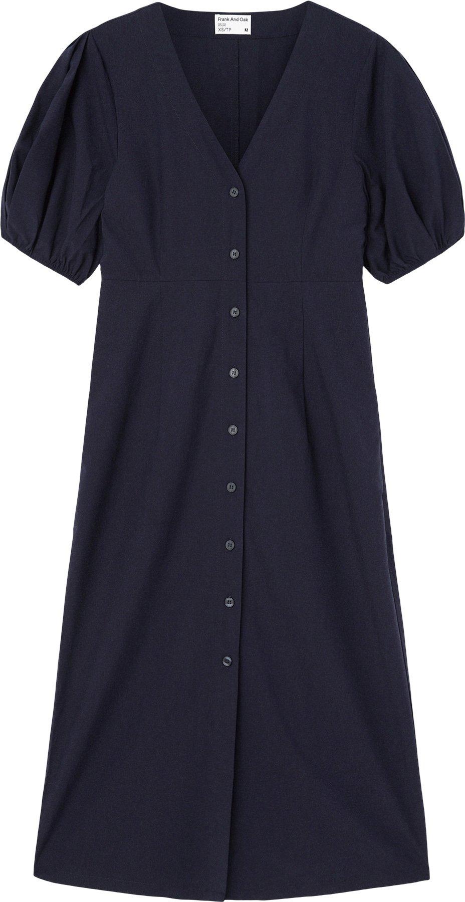 Product gallery image number 1 for product Poplin Puffy Sleeve Dress - Women's