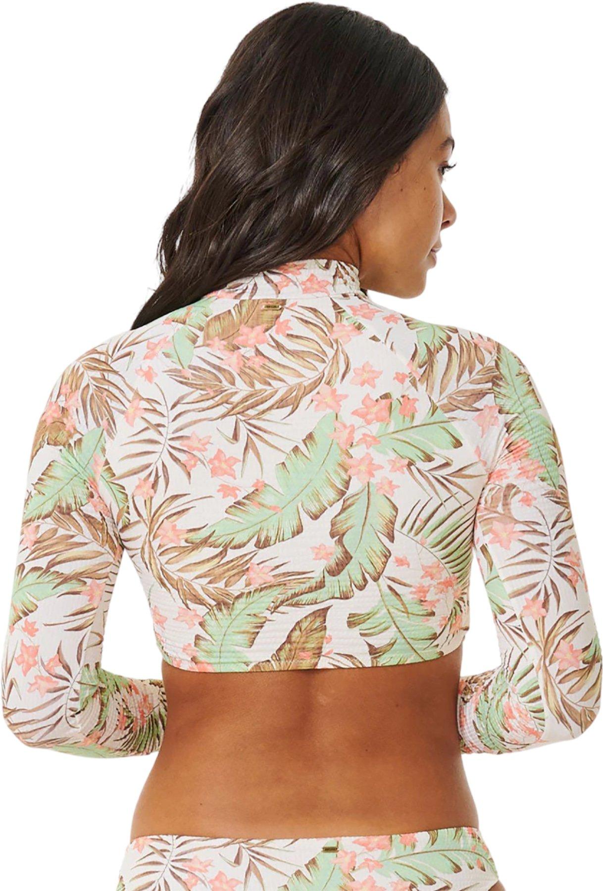 Product gallery image number 4 for product La Quinta Cropped Rashguard Bikini Top - Women's