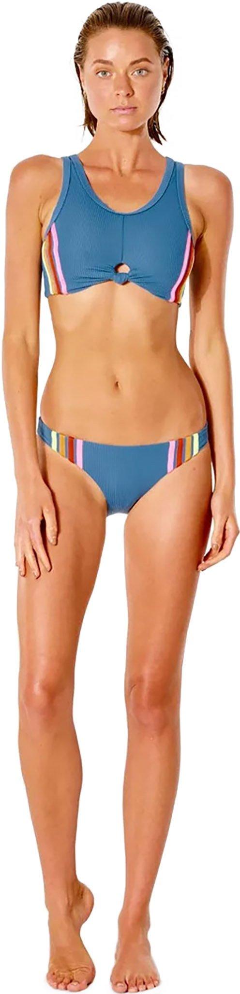 Product gallery image number 3 for product Wave Shapers Stripe Good Bikini Bottom - Women's