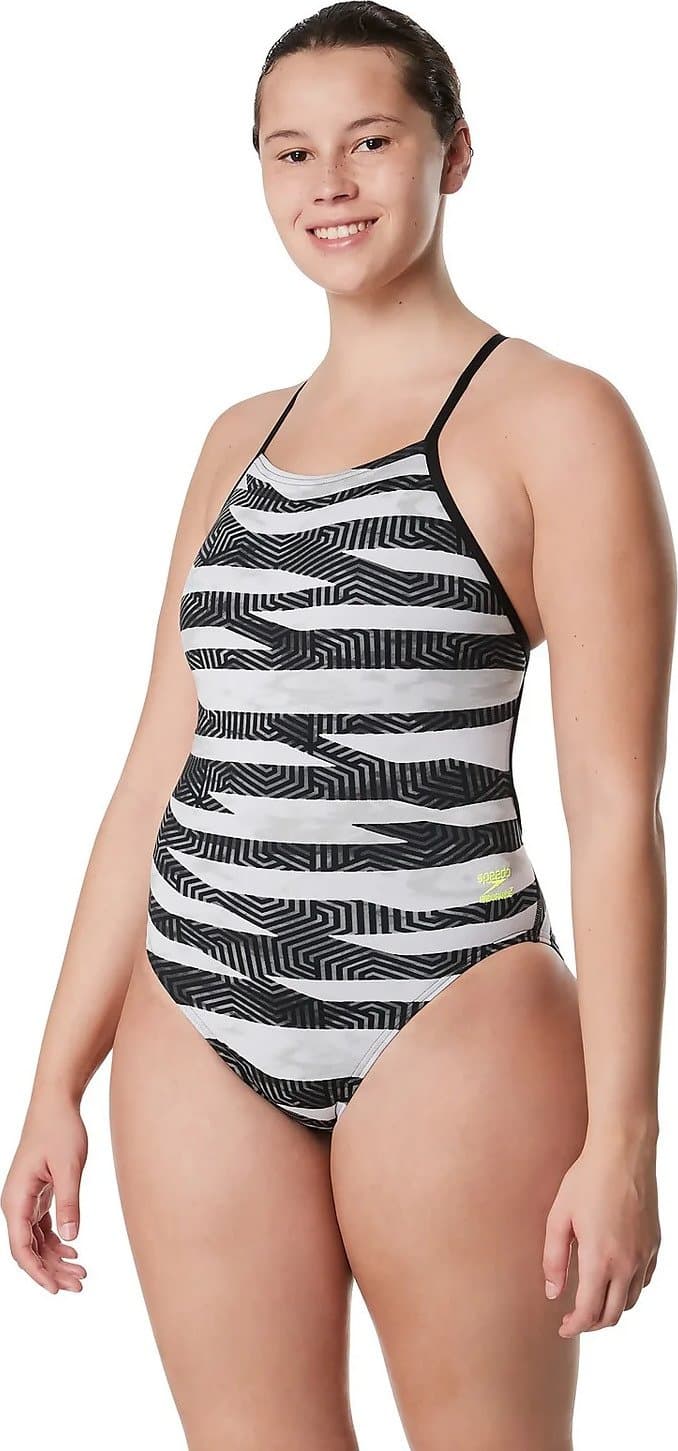 Product image for Contort Stripes Crossback One Piece Swimsuit - Women's