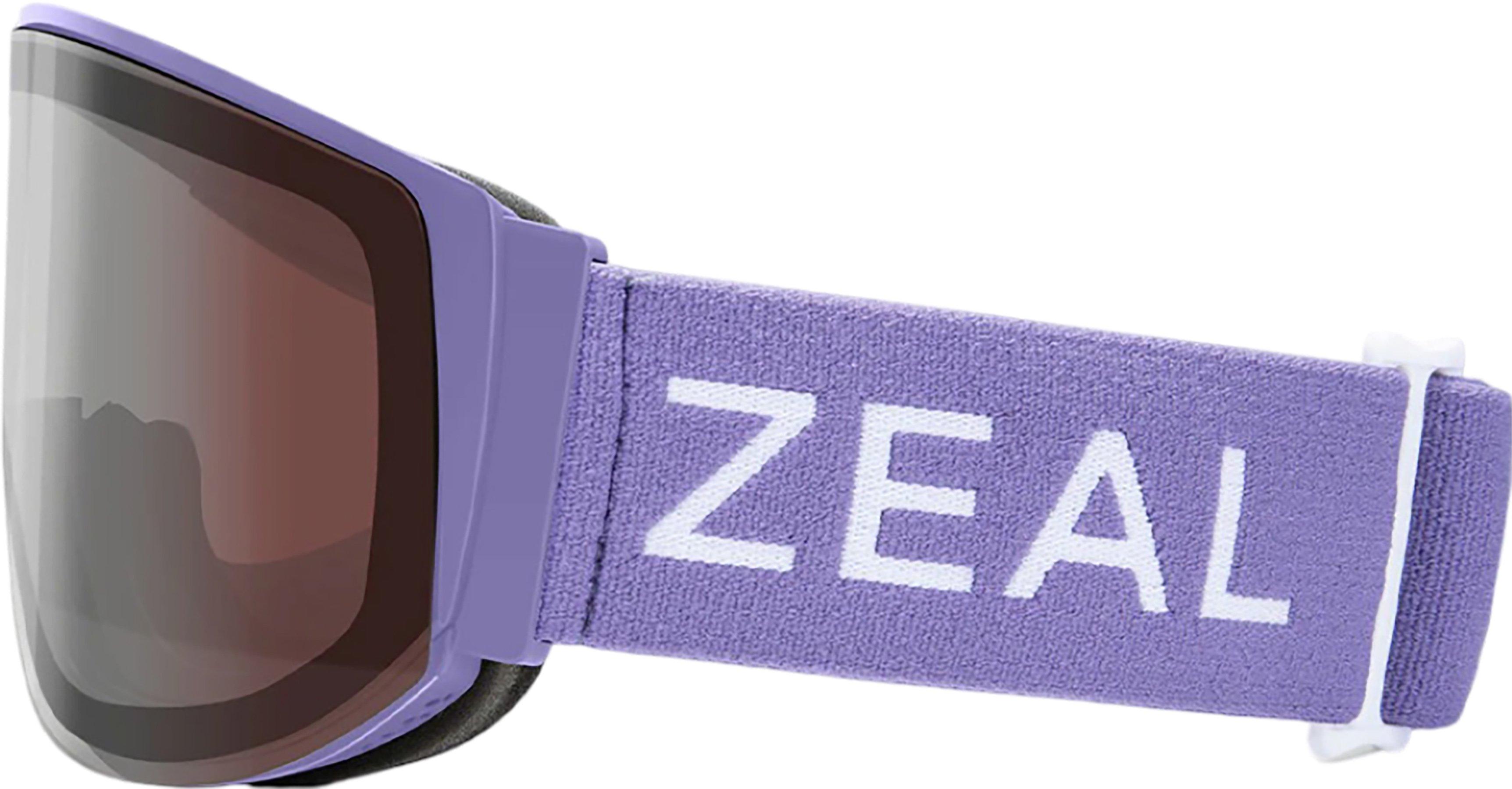 Product gallery image number 3 for product Beacon Ski Goggles - Lavender - Polarized Automatic+ GB Lens