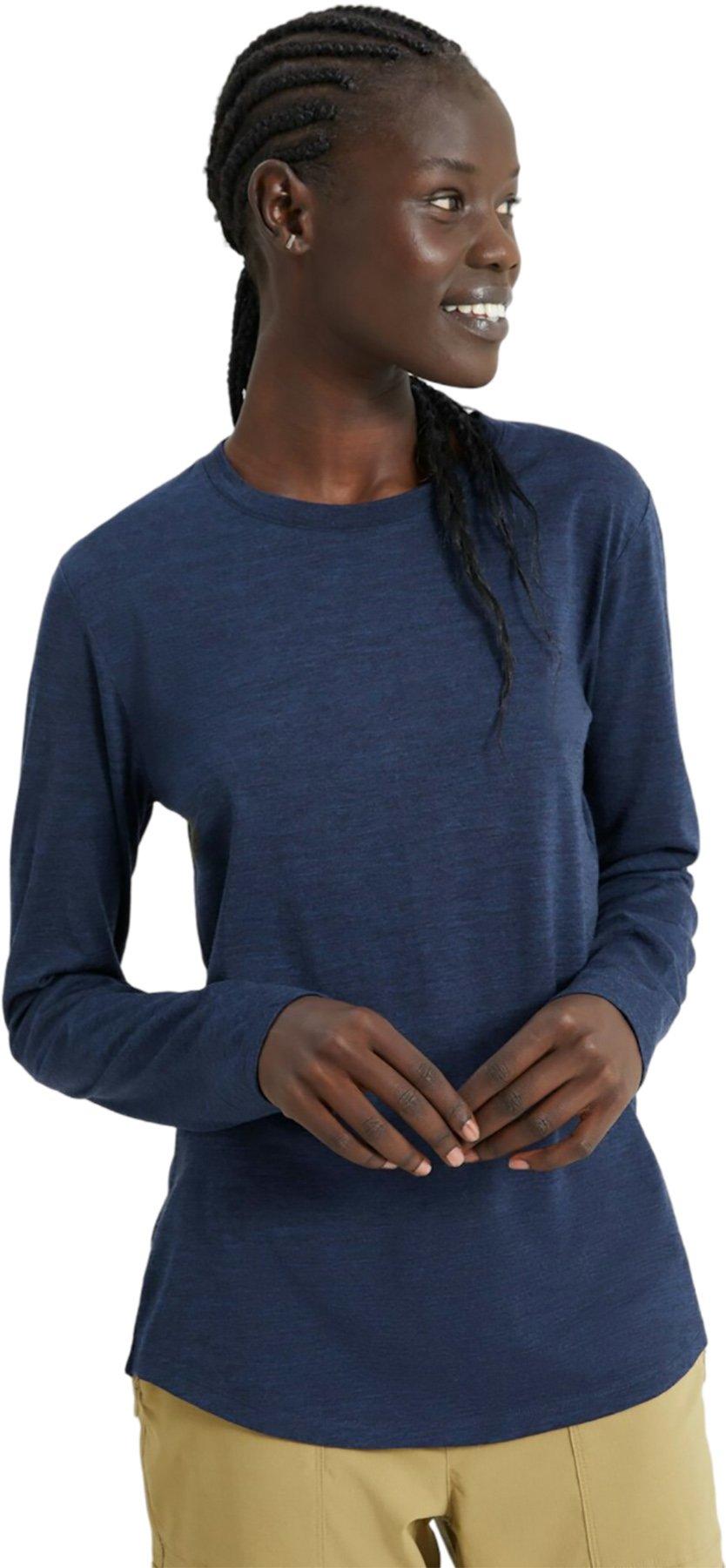 Product image for 100% Merino Long Sleeve Crew Top - Women's