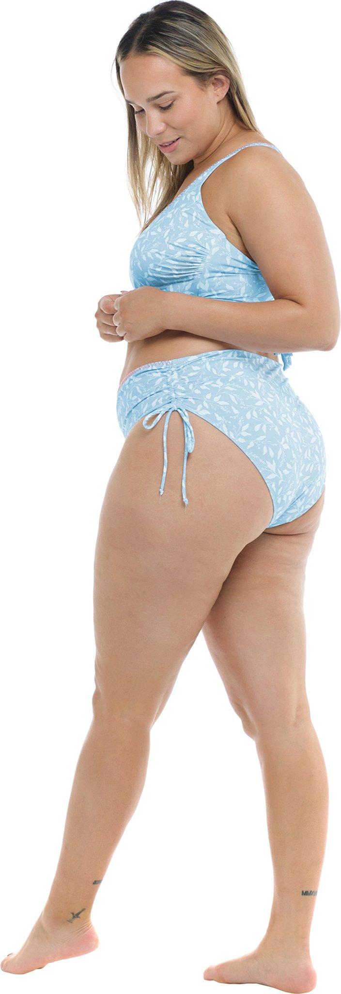 Product gallery image number 2 for product Flowery Skies High Tide Plus Size Bikini Bottom - Women's