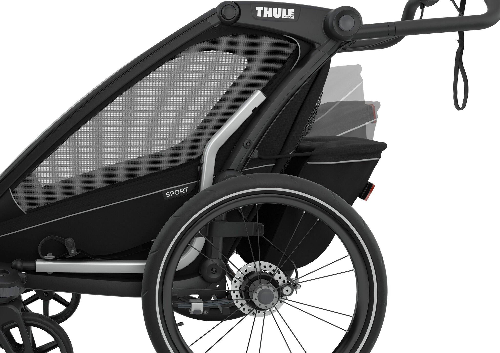 Product gallery image number 8 for product Chariot Sport 1 Seat Multisport Bike Trailer