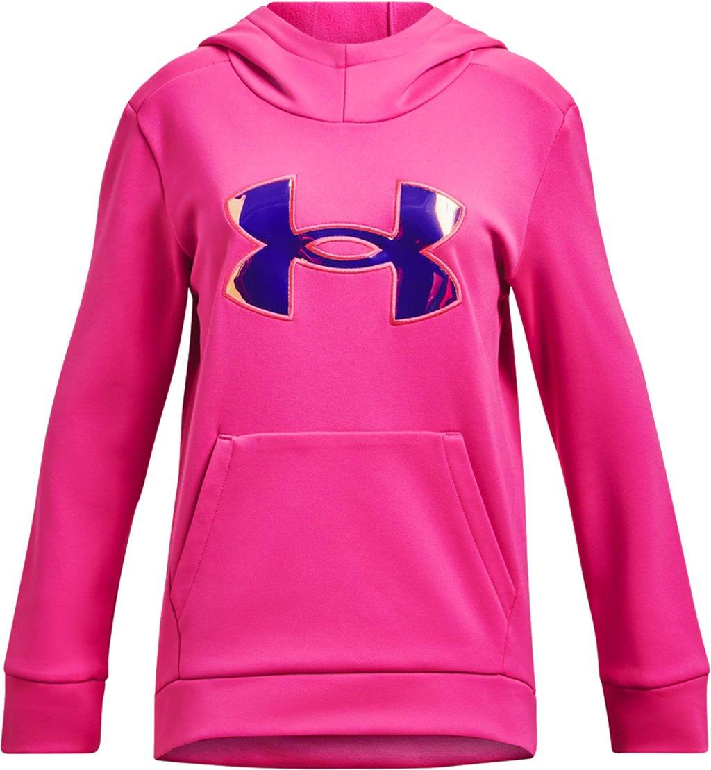 Product gallery image number 1 for product Armour Fleece Iridescent Big Logo Hoodie - Girls