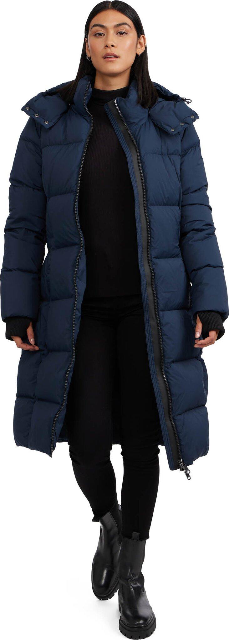 Product gallery image number 3 for product Autumn Long Channel Quilted Puffer Jacket - Women's