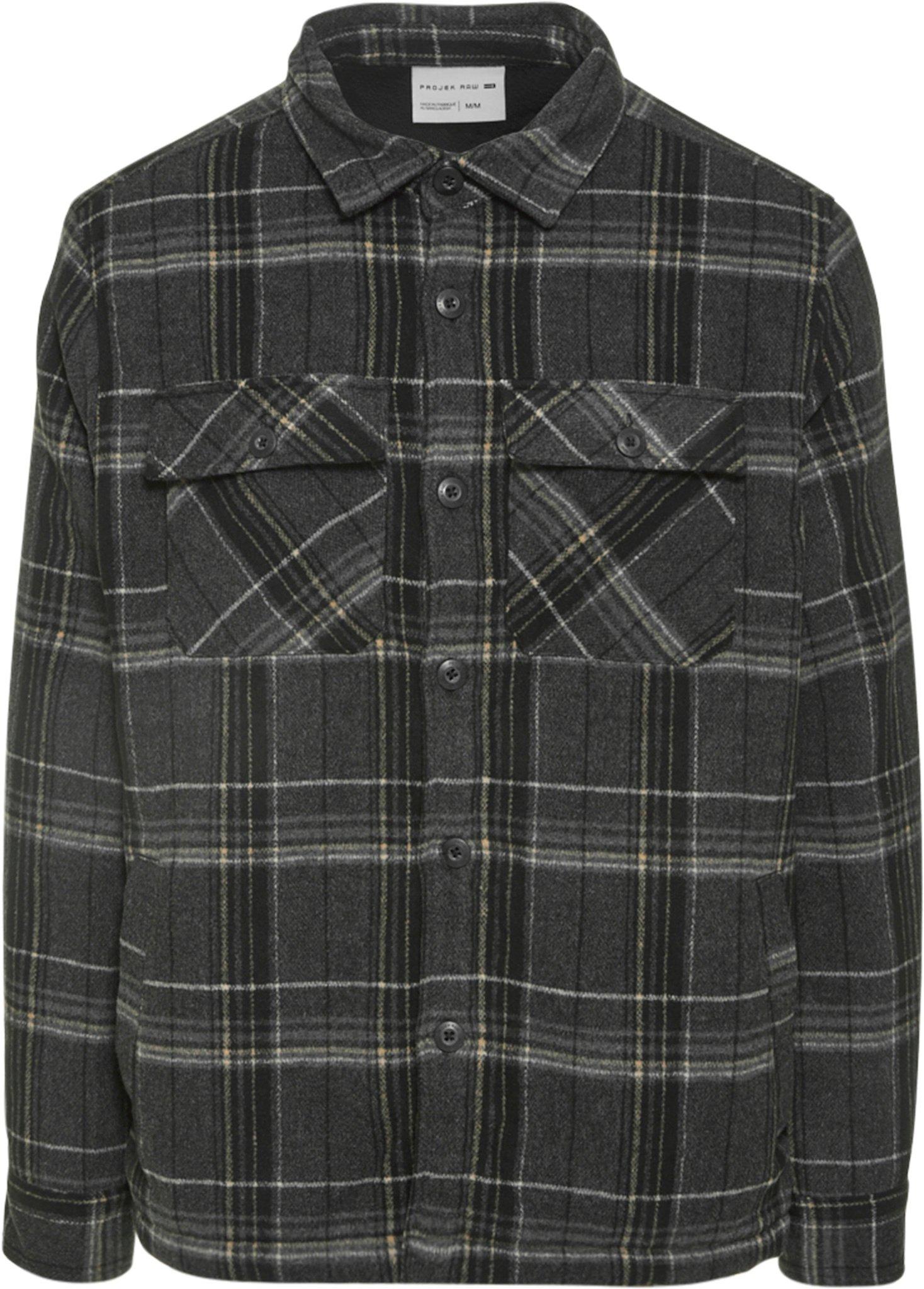 Product gallery image number 1 for product Plaid Sherpa Lined Shacket - Men's