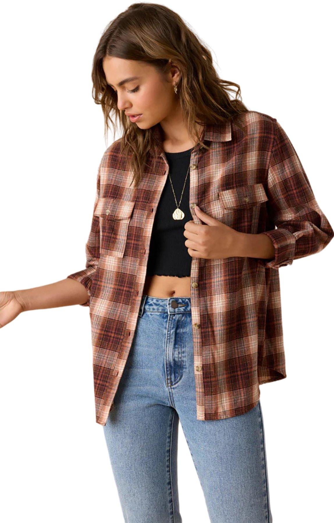 Product gallery image number 2 for product Brooks Flannel Oversized Fit Shirt - Women's