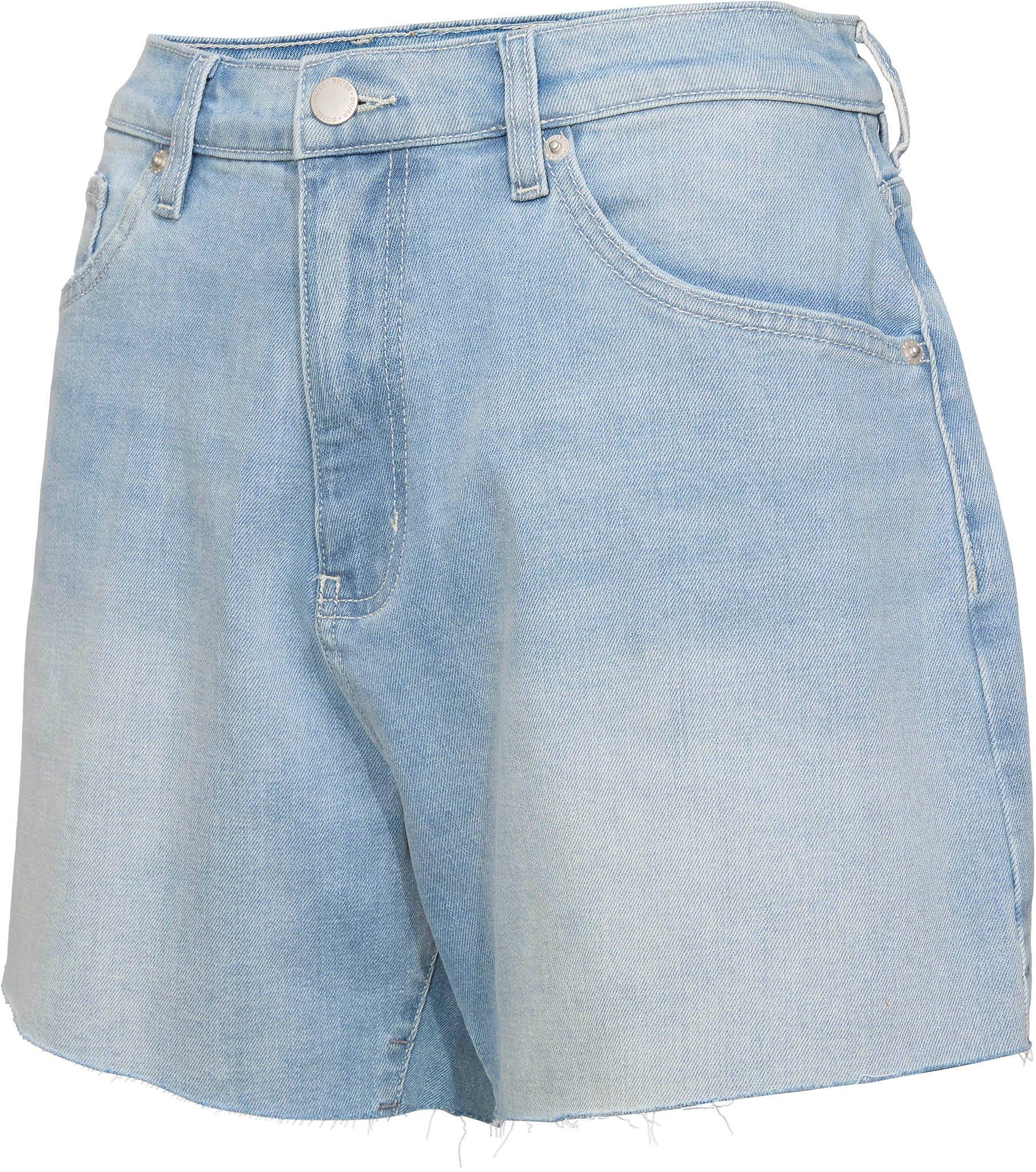 Product gallery image number 2 for product Midweight Performance Denim High Rise A Line Shorts - Women's