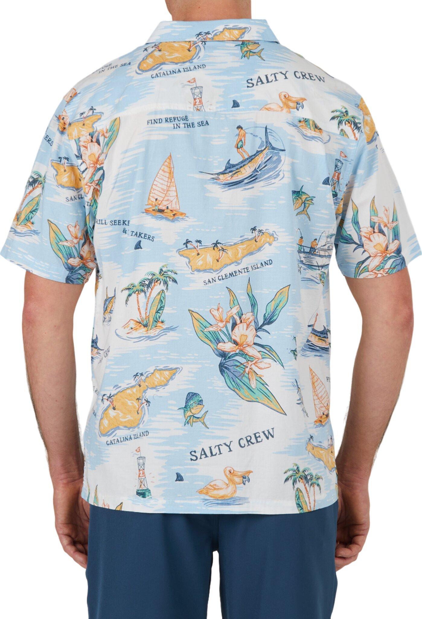 Numéro de l'image de la galerie de produits 2 pour le produit Chemise tissé à manches courtes Salty Island - Homme