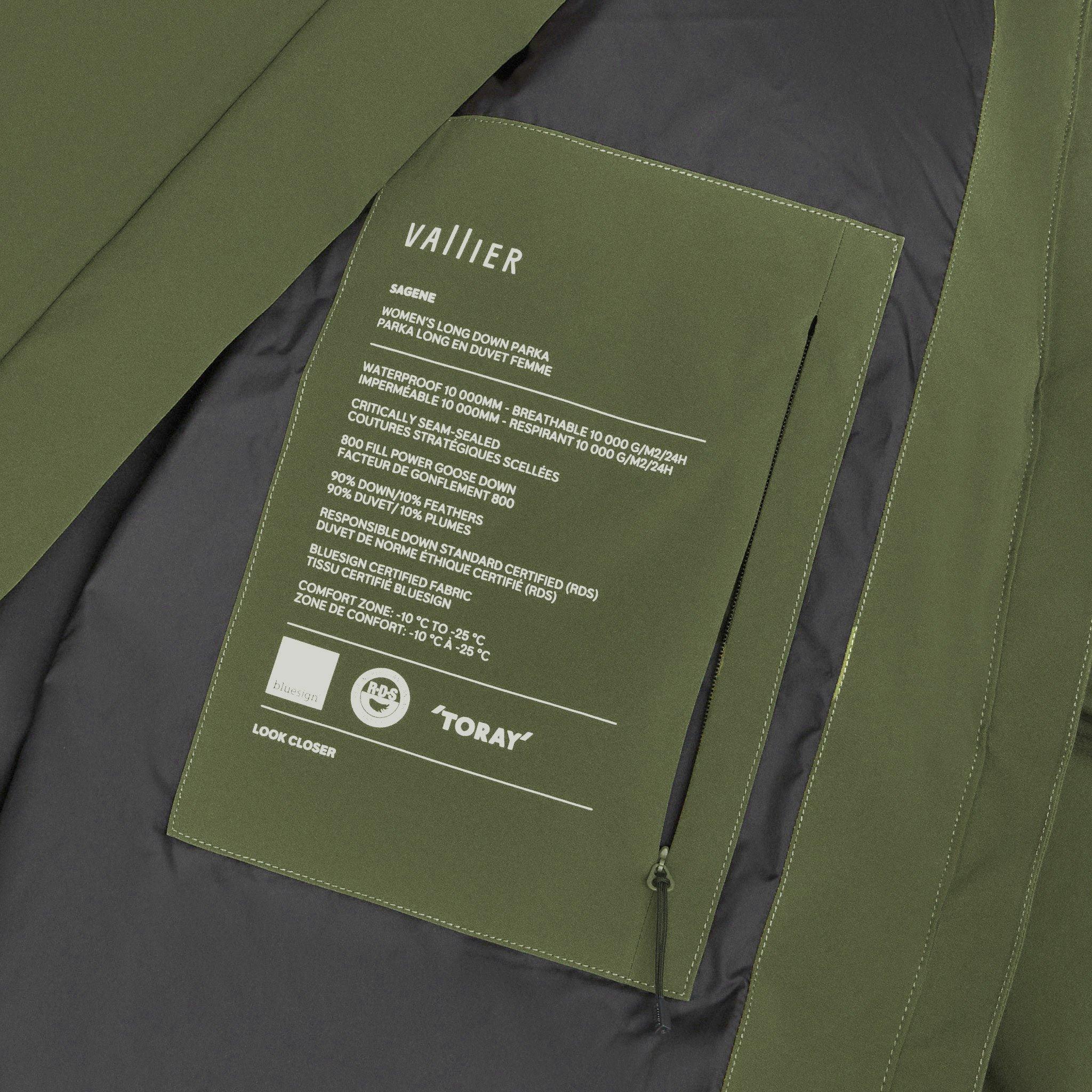 Numéro de l'image de la galerie de produits 2 pour le produit Parka à cloisons de duvet Sagene - Femme