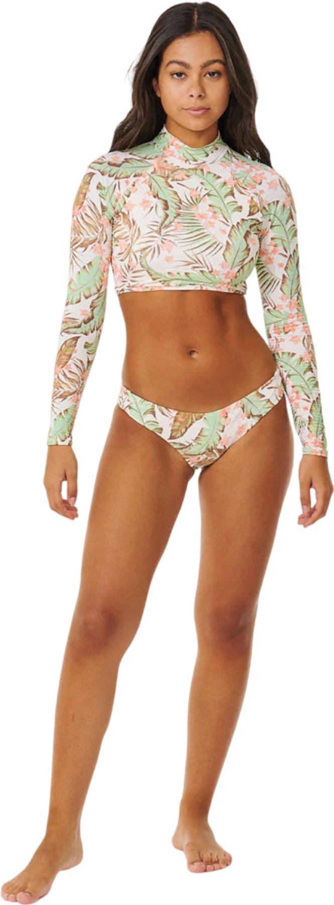 Product gallery image number 2 for product La Quinta Cropped Rashguard Bikini Top - Women's