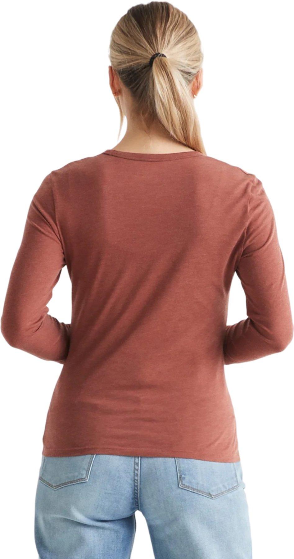 Numéro de l'image de la galerie de produits 6 pour le produit T-shirt à manches longues coupe ajustée Durasoft - Femme