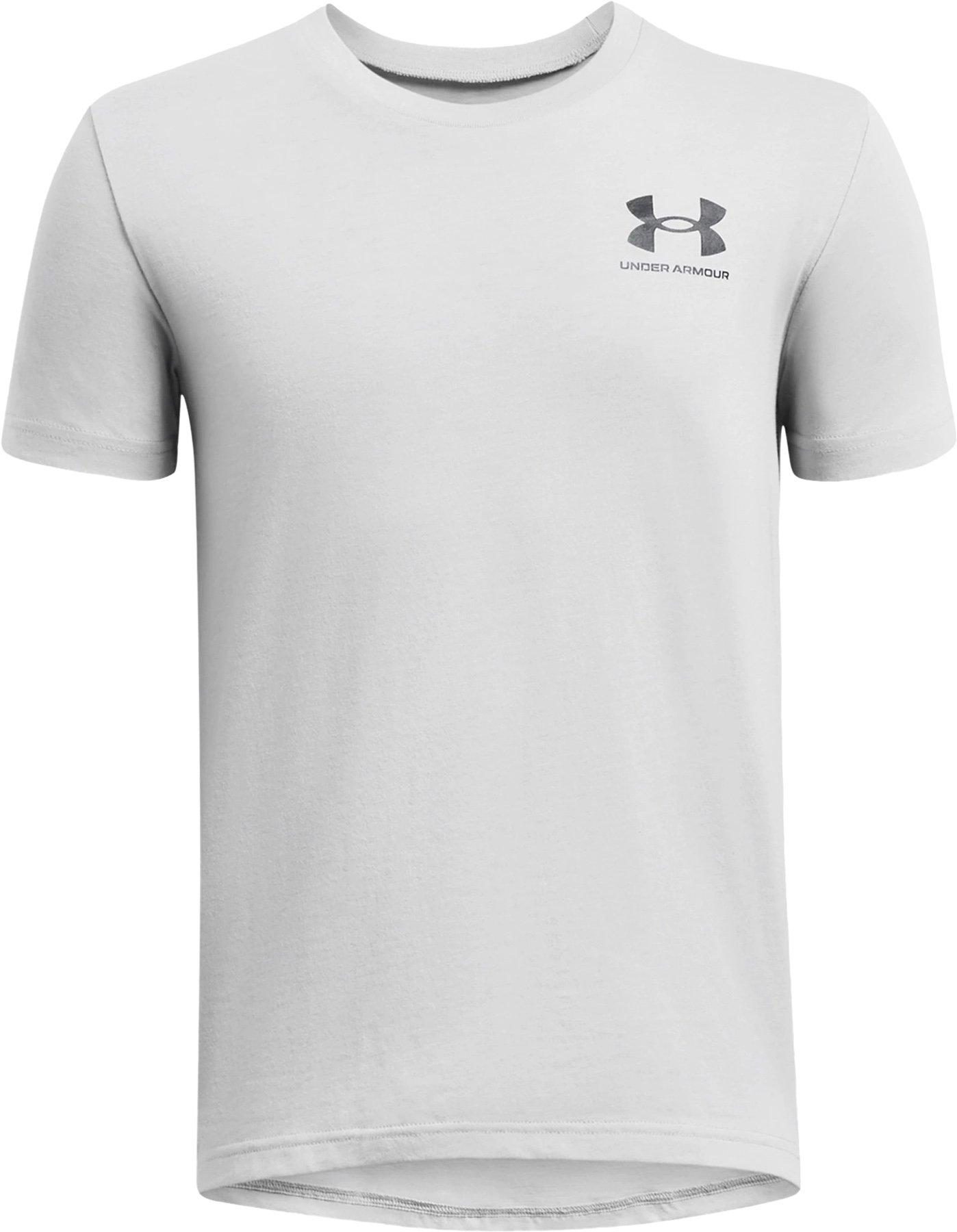 Product gallery image number 1 for product UA Left Chest Logo Short Sleeve T-Shirt - Boys