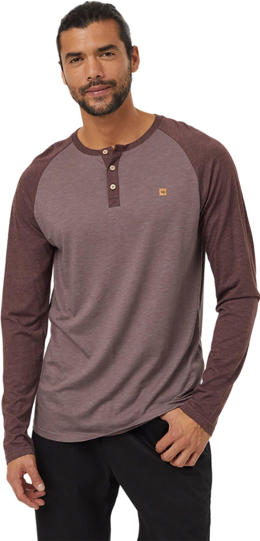 Product image for TreeBlend Classic Long Sleeve Henley T-Shirt - Men's