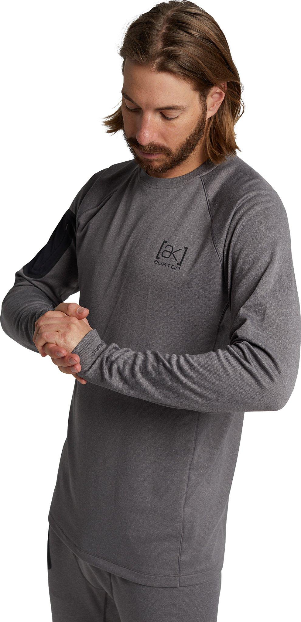 Product gallery image number 2 for product [ak] Baker Power Wool Base Layer Crewneck Top - Men's